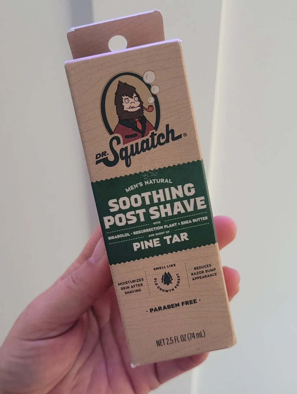 Dr Squatch Soothing Post Shave, Pine Tar scent